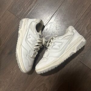 Unisex New Balance White Athletic Shoes